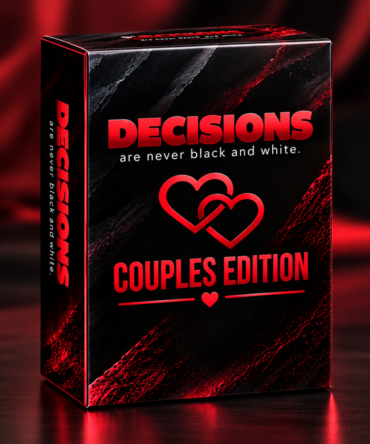Couples Edition Card Game (Decisions Are Never Black & White)